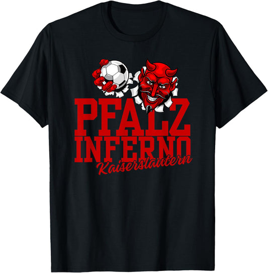 Football Lautern Verein Kaiserslautern Lautre Stadt Pfalz , black T-Shirt - T-Shirt | Black