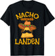 Nacho Average Landen Personalized Name Funny Taco T-Shirt - T-Shirt | Black