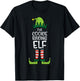 Cookie Baking Elf Xmas Christmas Family Mom Kids T-Shirt - T-Shirt | Black
