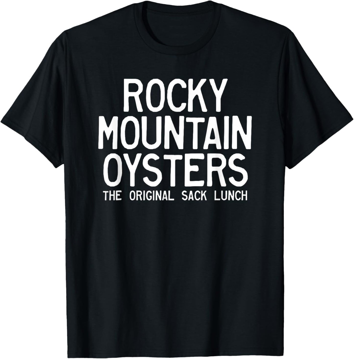 Rocky Mountain Oysters The Original Sack Lunch T-Shirt - T-Shirt | Black