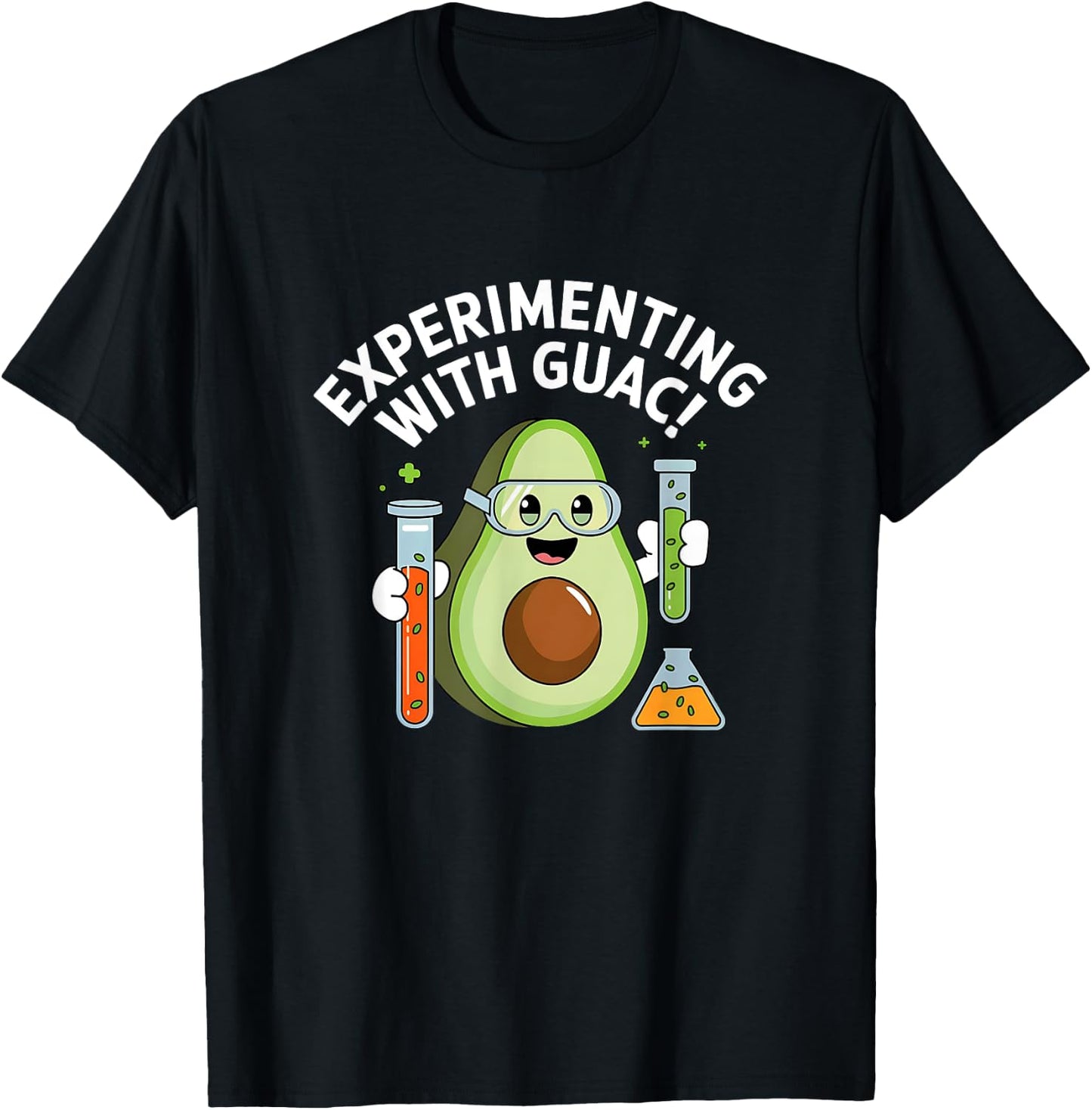 Expérimenter Avec Le Guacamole Scientifique T-Shirt - T-Shirt | Black