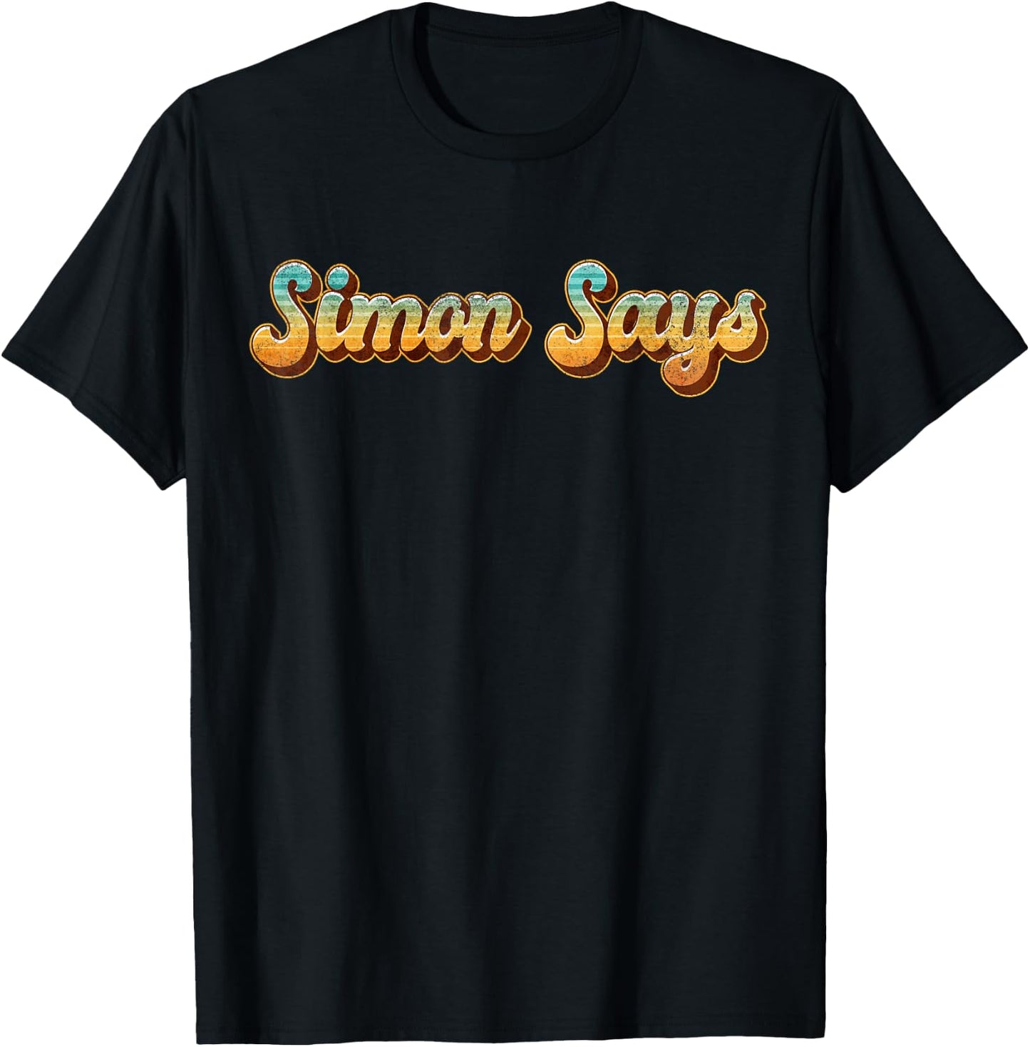 Simon Says Shirt Childhood Games From the 80s Or 90s Costume T-Shirt - T-Shirt | Black