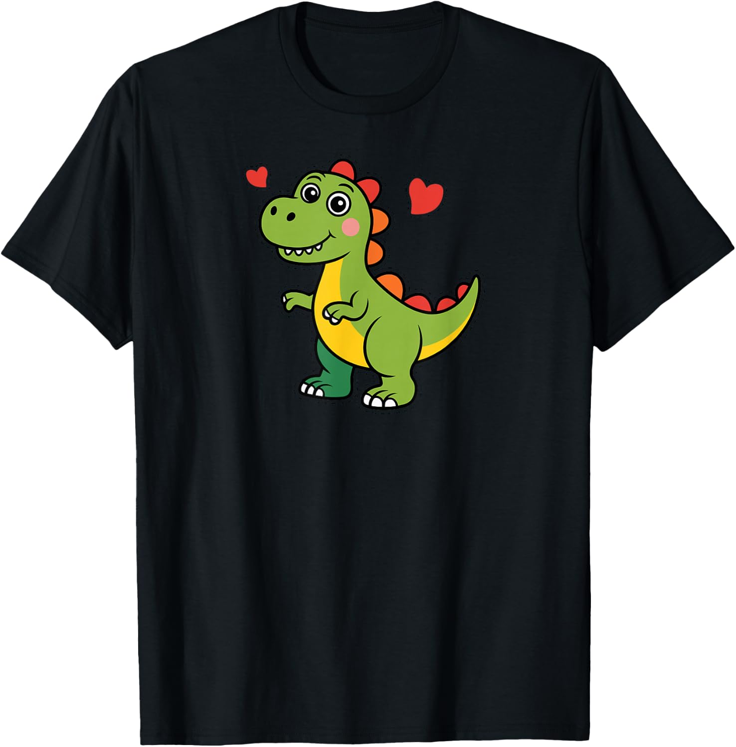 Cute T Rex Dinosaur Tyrannosaurus Rex Jurassic T-Shirt - T-Shirt | Black