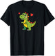 Cute T Rex Dinosaur Tyrannosaurus Rex Jurassic T-Shirt - T-Shirt | Black