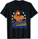 Funny Dallas Thanksgiving Football Thanksgiving Turkey T-Shirt - T-Shirt | Black