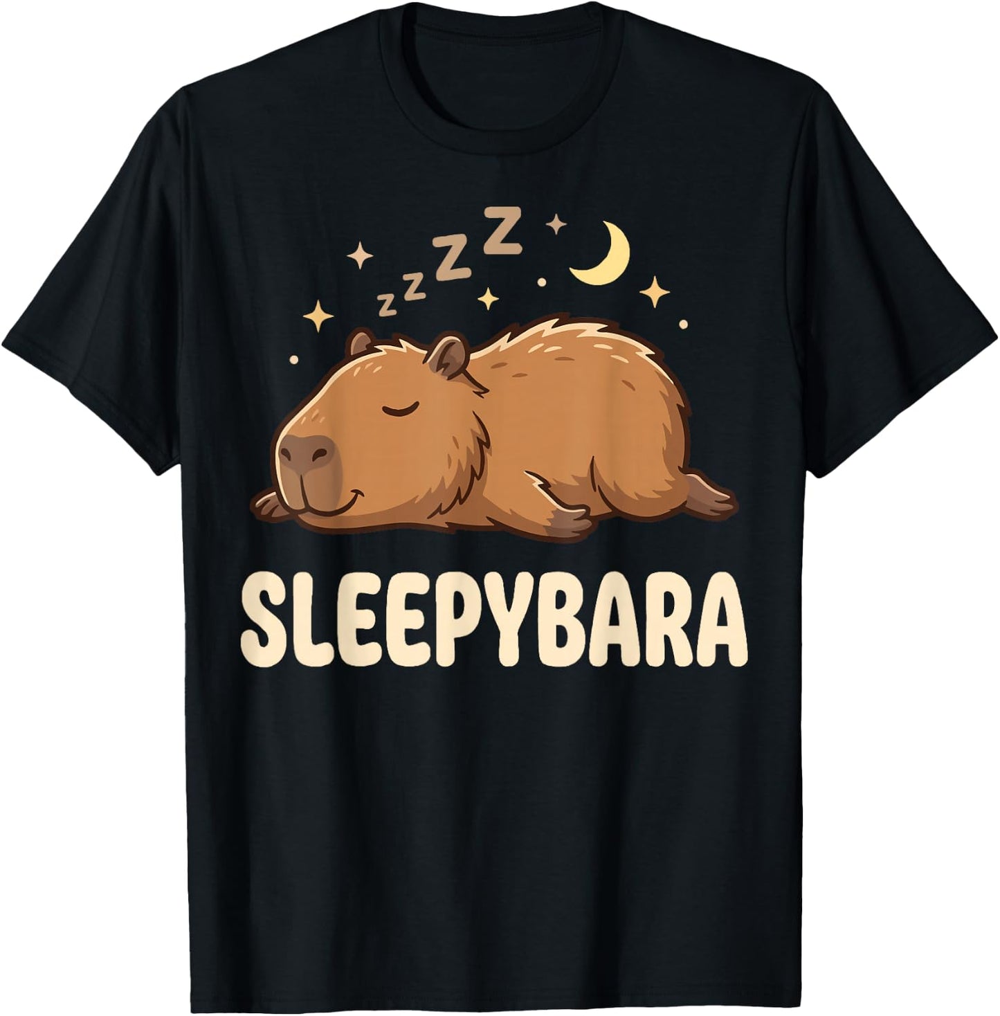 Sleepybara T-Shirt - T-Shirt | Black