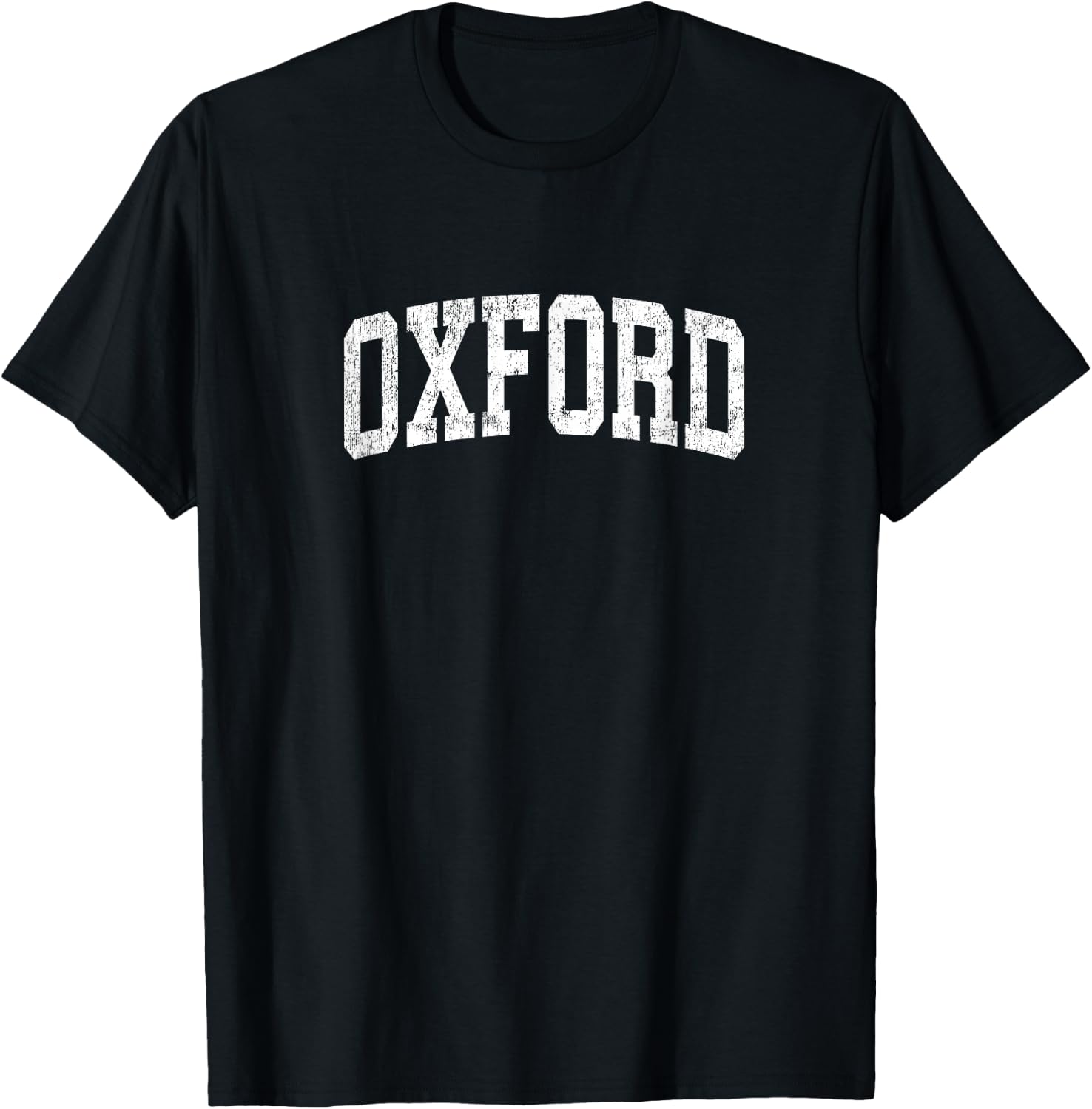 Oxford Ohio OH Vintage Athletic Sports Design T-Shirt - T-Shirt | Black