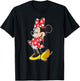 Disney Minnie Mouse Classic Pose Small T-Shirt - T-Shirt | Black