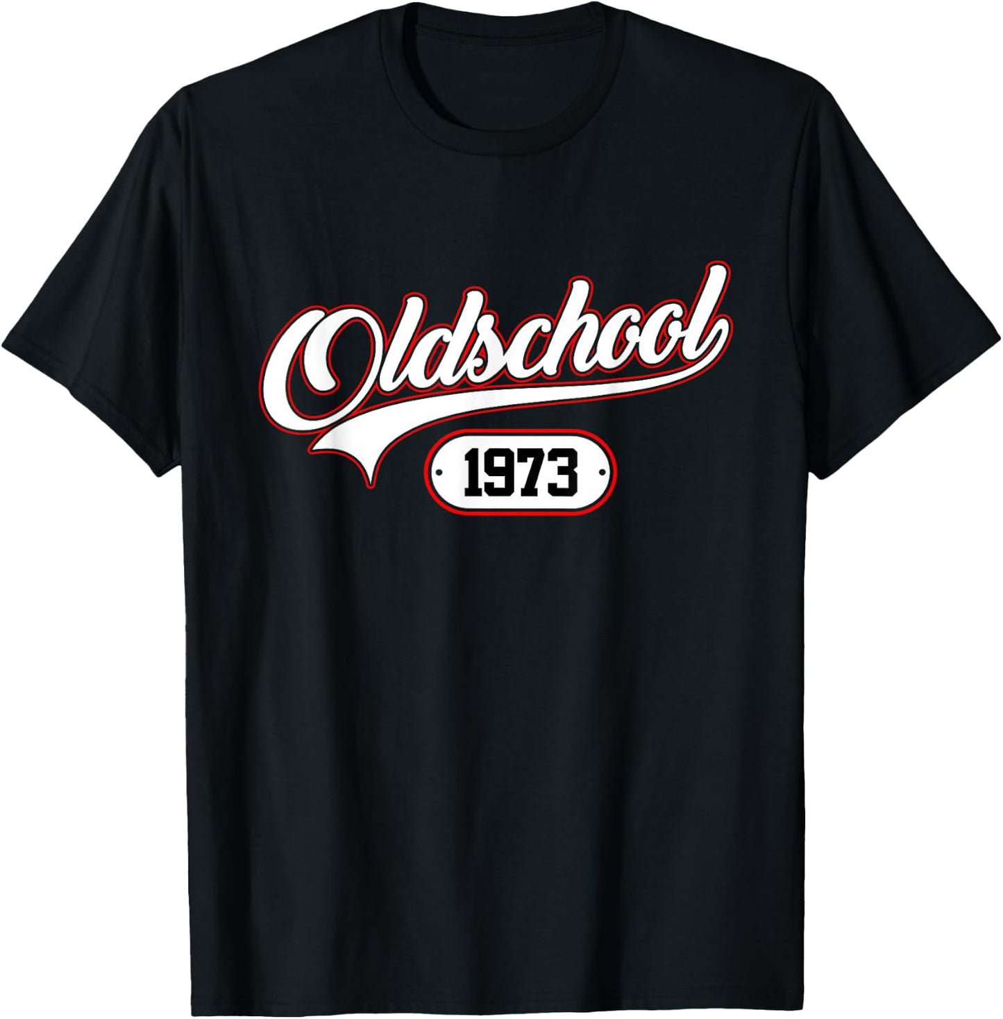 Oldschool 1973 Jahrgang Geburtsjahr Geburtstag Birthday T-Shirt - T-Shirt | Black