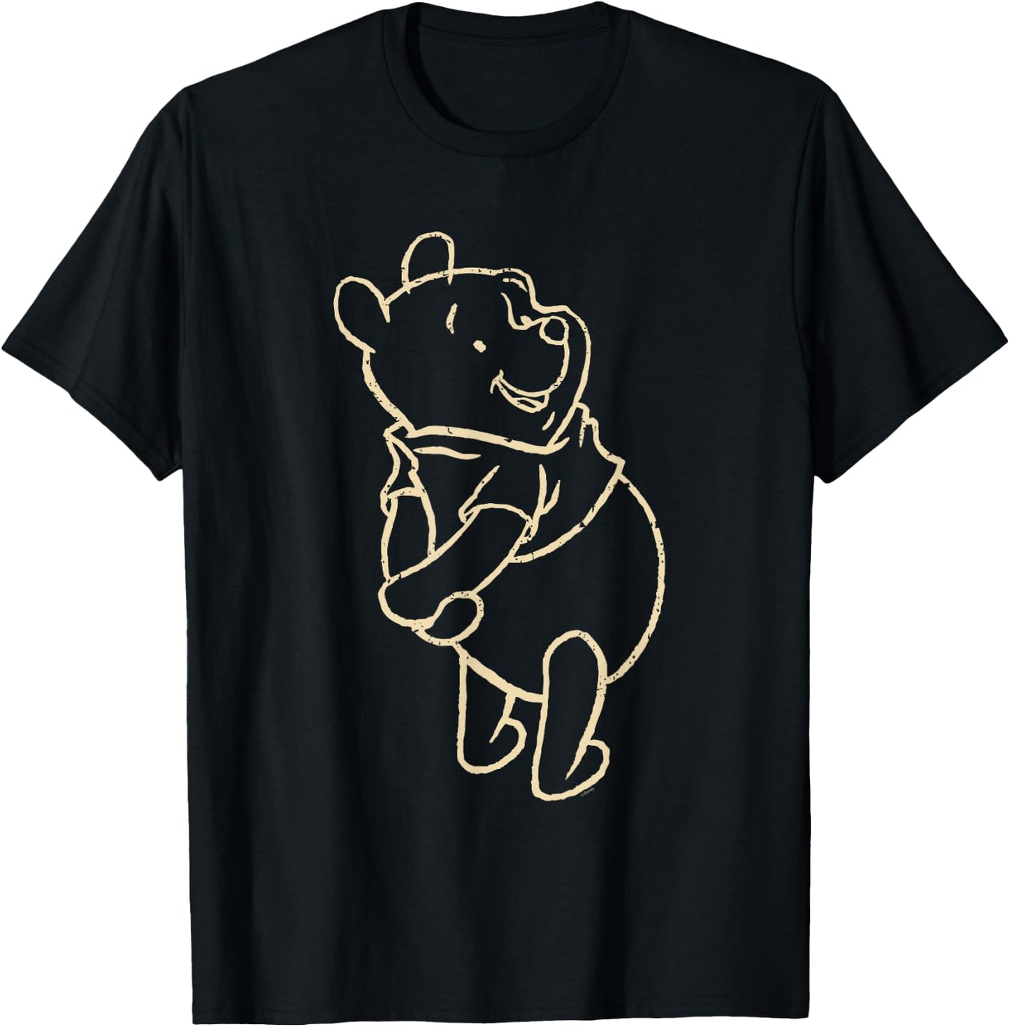 Winnie The Pooh Pose Nightdress , black T-Shirt - T-Shirt | Black