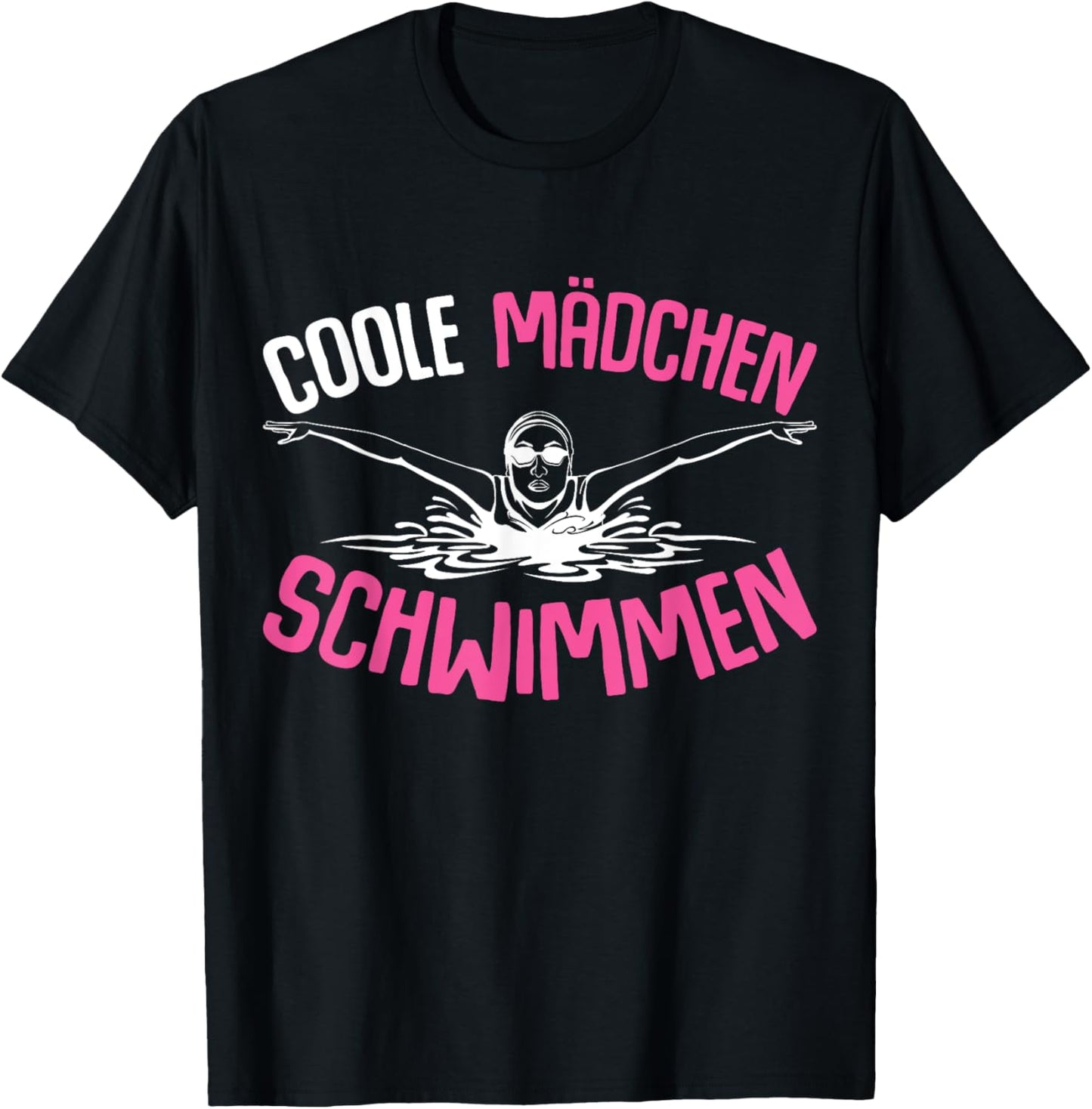 Cool Girls' Swimming Swimming Children's , black T-Shirt - T-Shirt | Black