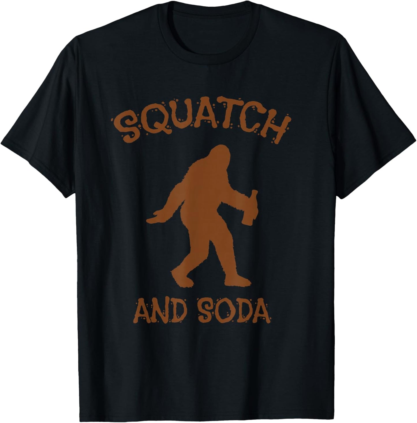 Squatch And Soda T-Shirt - T-Shirt | Black