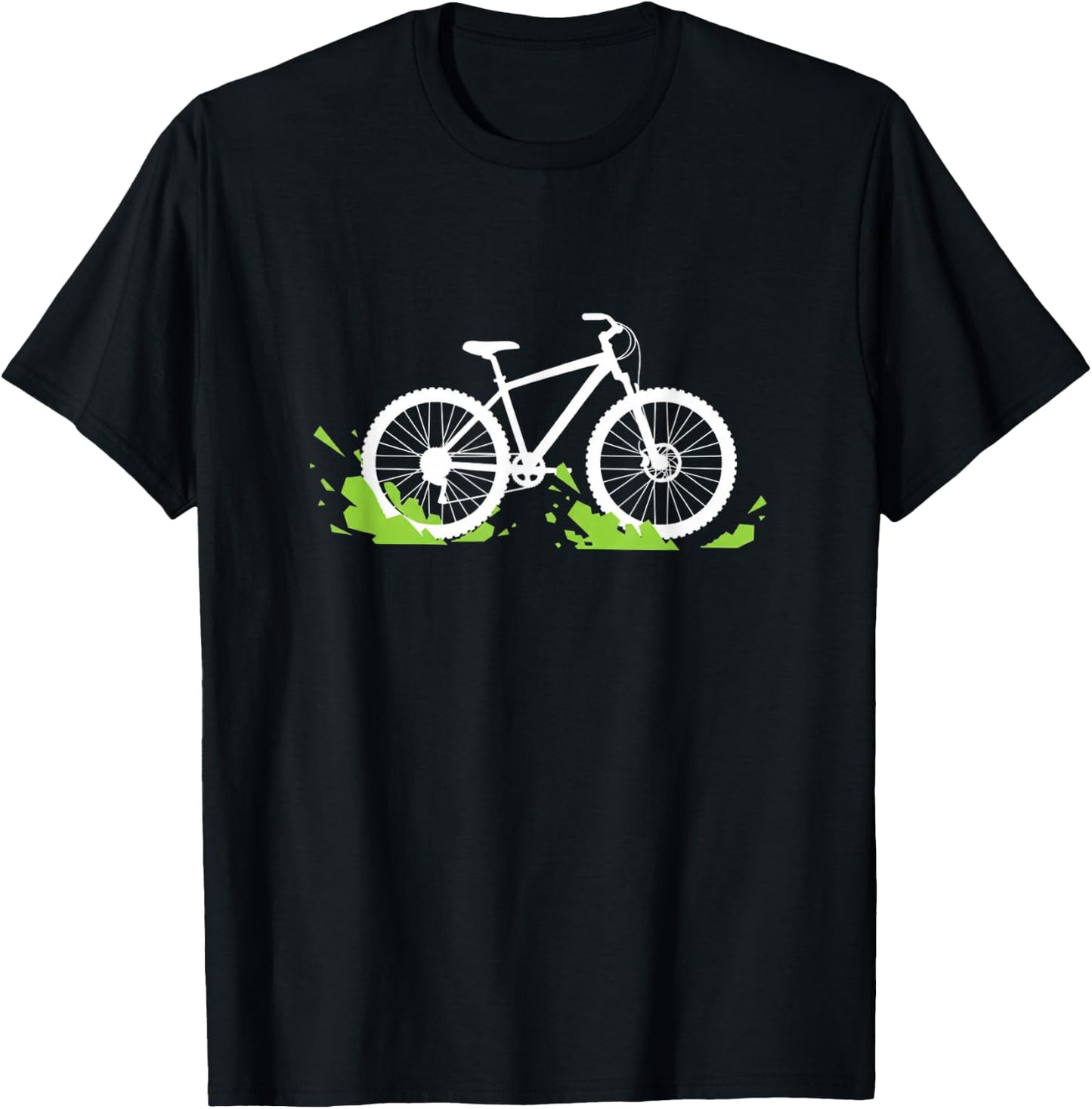 Modernes Design für Radfahrer mit Fahrradmotiv T-Shirt - T-Shirt | Black