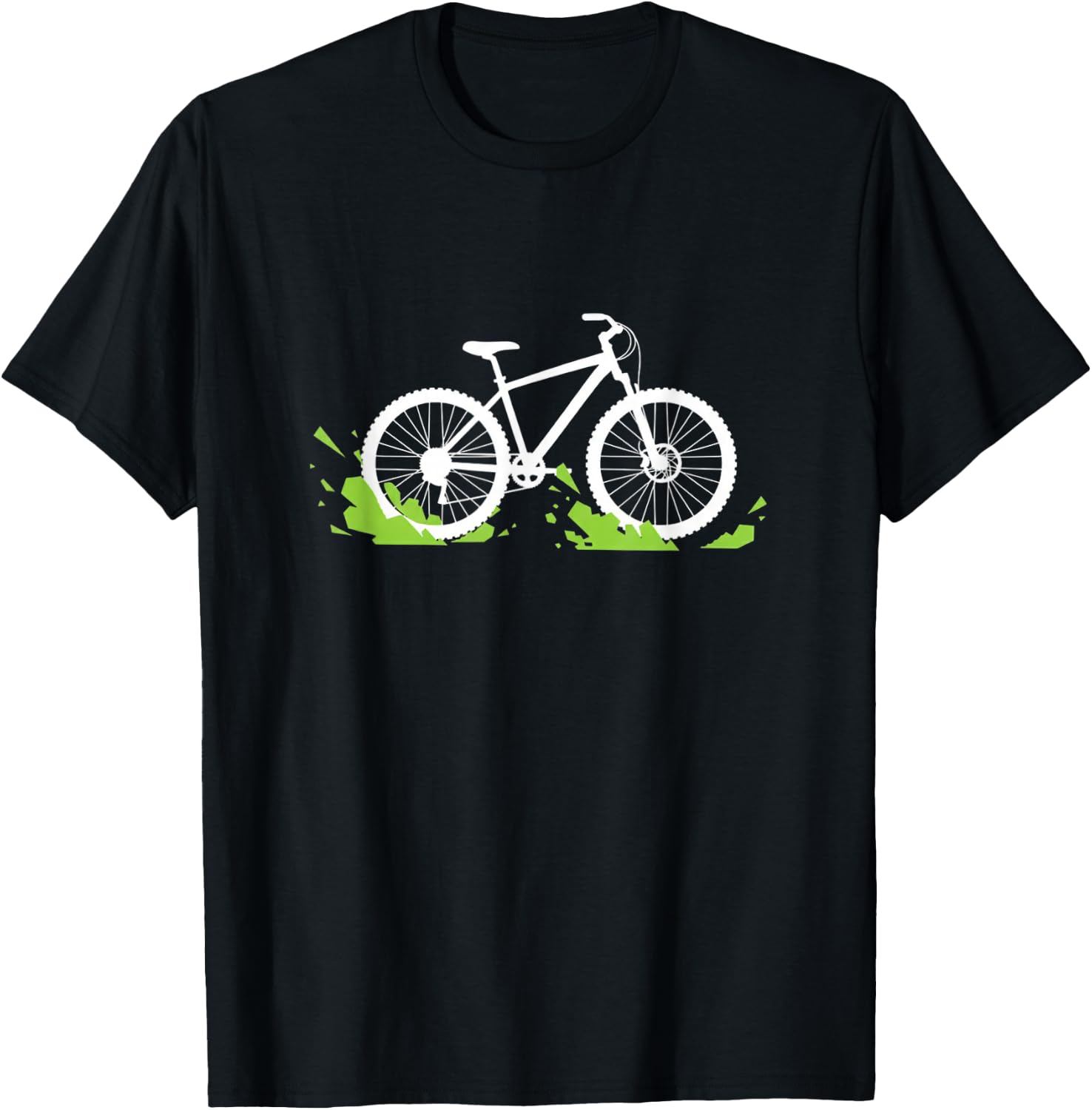 Modernes Design für Radfahrer mit Fahrradmotiv T-Shirt - T-Shirt | Black