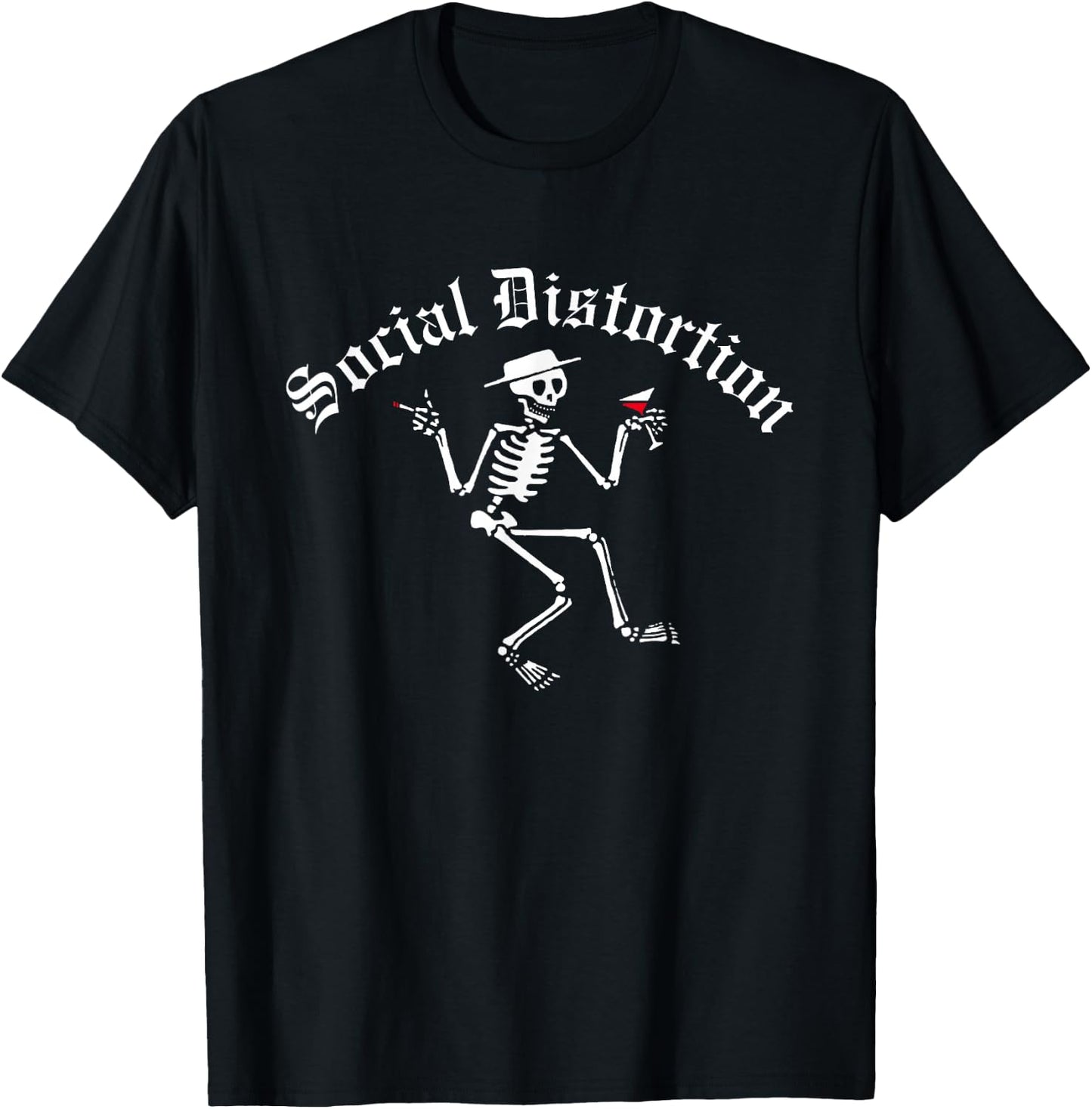 Official Social Distortion Skelly , black T-Shirt - T-Shirt | Black
