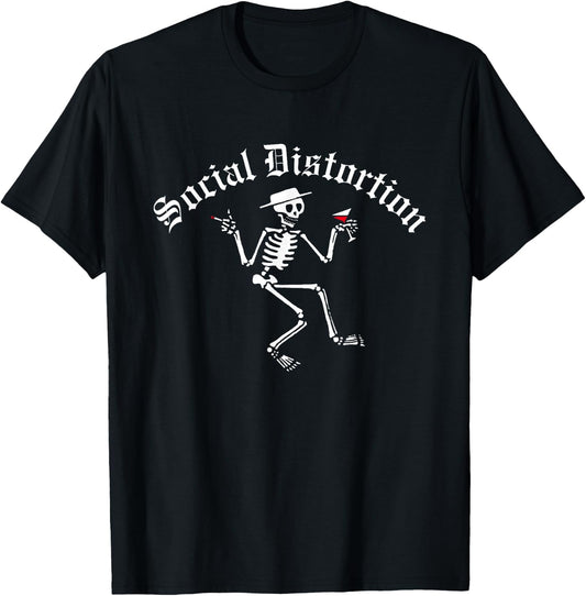 Official Social Distortion Skelly , black T-Shirt - T-Shirt | Black
