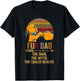 Fur Dad The Man The Myth The Snack Dealer Dog Fathers Day T-Shirt - T-Shirt | Black