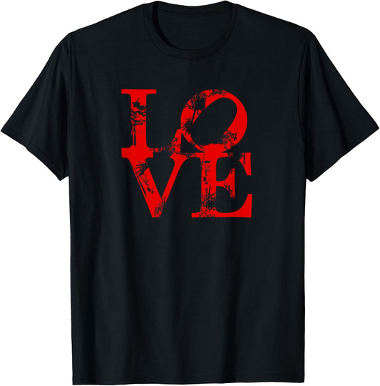 Love Sign Statue in Philadelphia Vintage T-Shirt - T-Shirt | Black