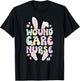 Wound Care Nurse Easter Bunny Wound Care Nursing Easter Day T-Shirt - T-Shirt | Black