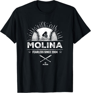 Yadier Molina Fearless T-Shirt - T-Shirt | Black