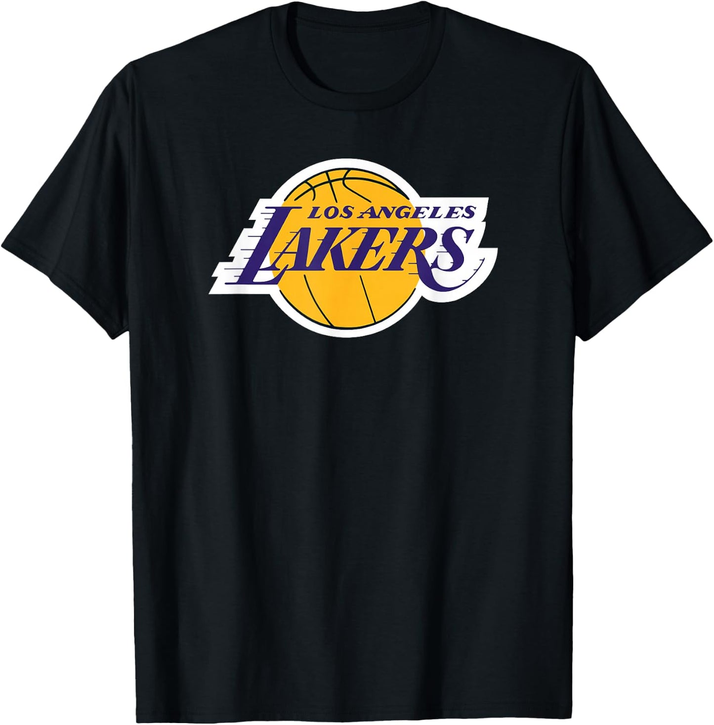 NBA Los Angeles Lakers Offizielles Lizenzprodukt T-Shirt - T-Shirt | Black