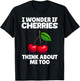 Cherry Graphic Women Kids Cherry Print Cherry Lover T-Shirt - T-Shirt | Black