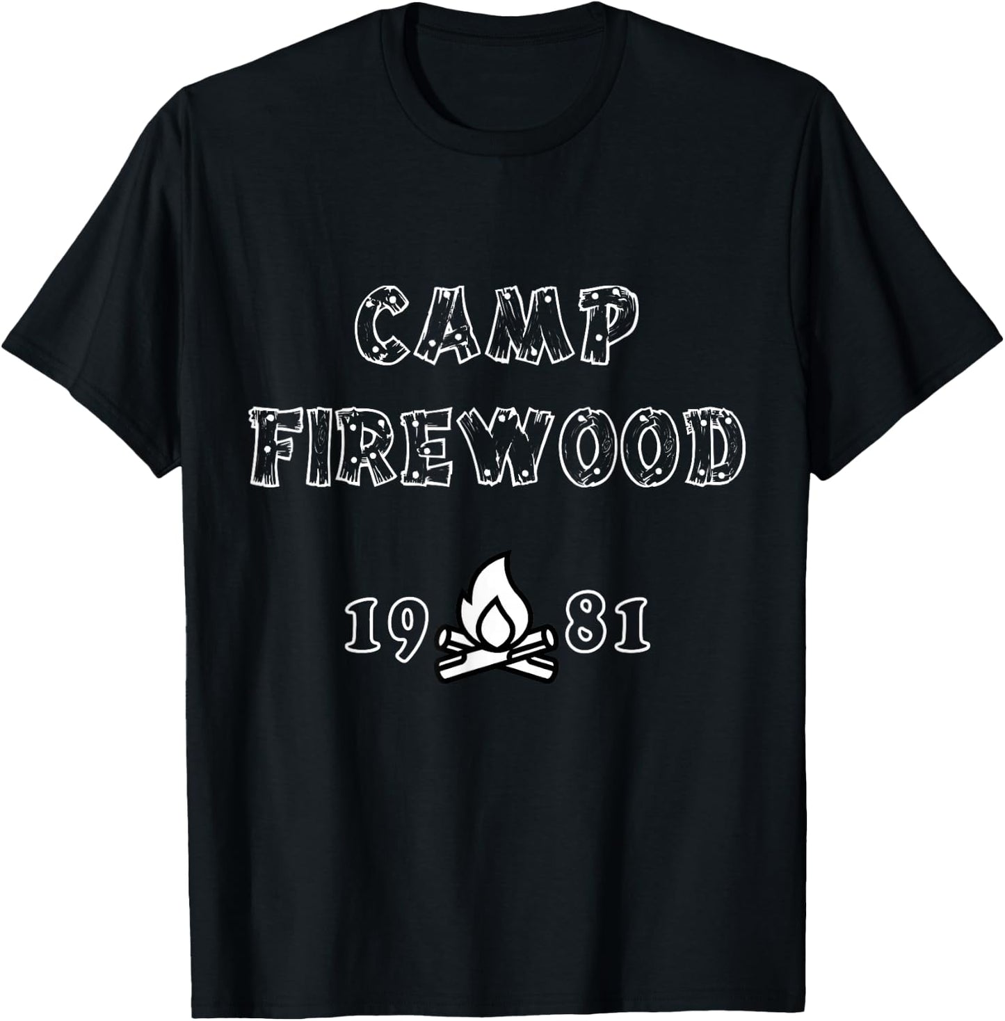 CAMP FIREWOOD - comedy parody satire film - T Shirt T-Shirt - T-Shirt | Black