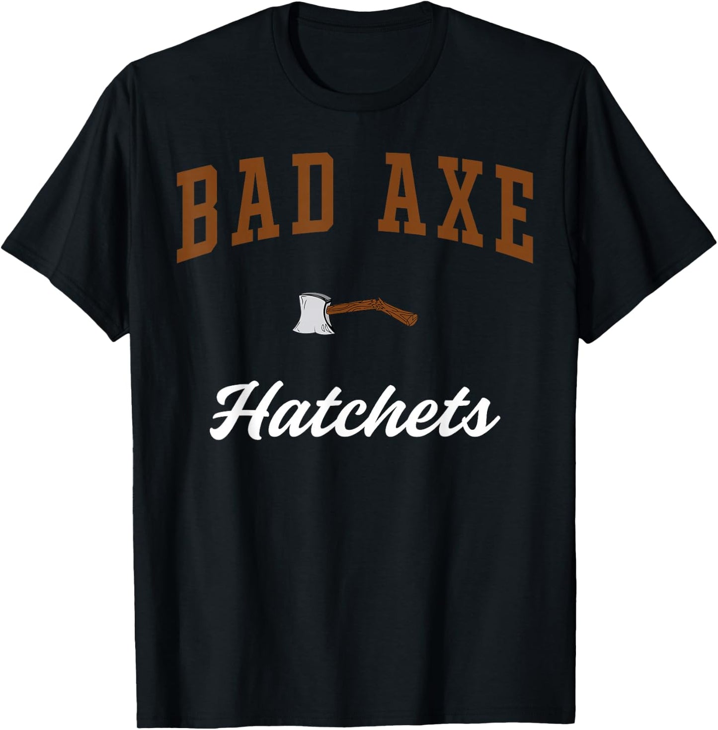 Bad Axe High School Hatchets T-Shirt - T-Shirt | Black