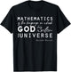 Positive Christian Quotes Galileo Maths God Universe Gifts T-Shirt - T-Shirt | Black
