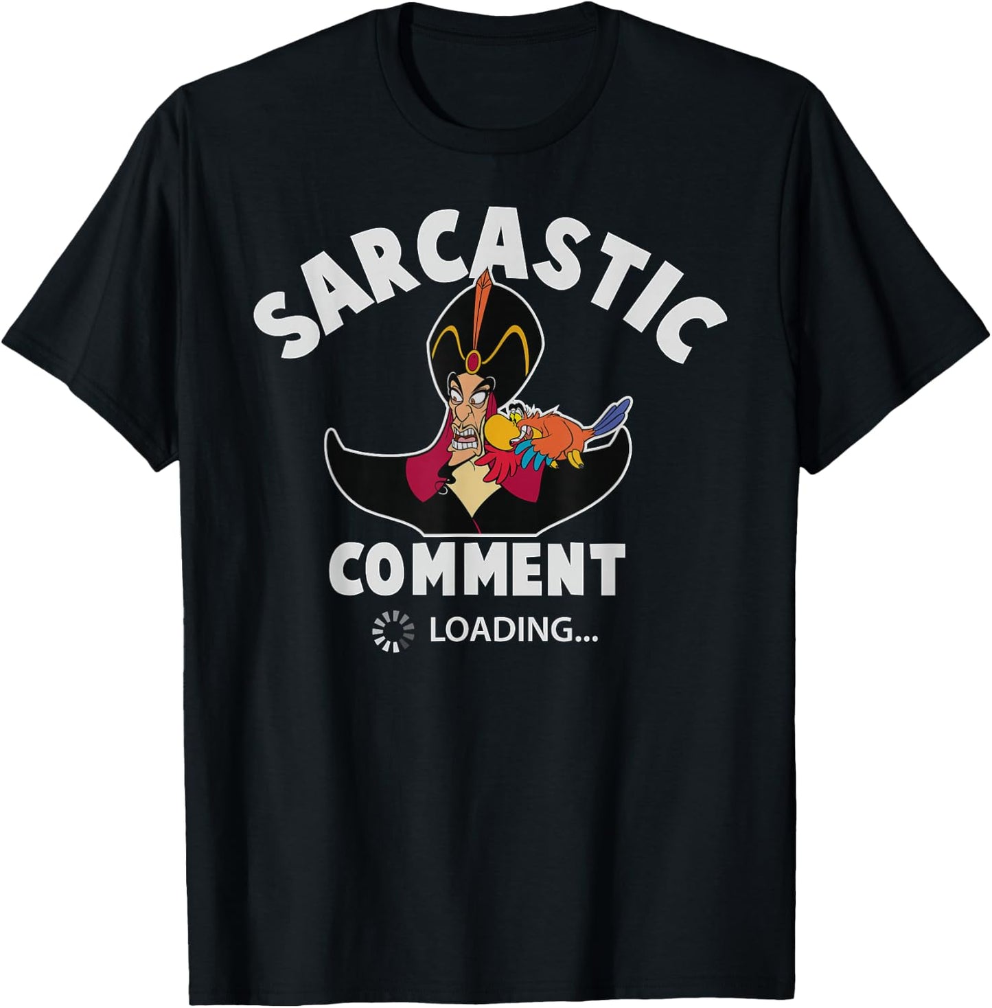 Disney - Jafar Sarcastic Comment Loading T-Shirt - T-Shirt | Black