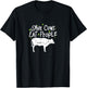 Save Cows Eat People T-Shirt - T-Shirt | Black
