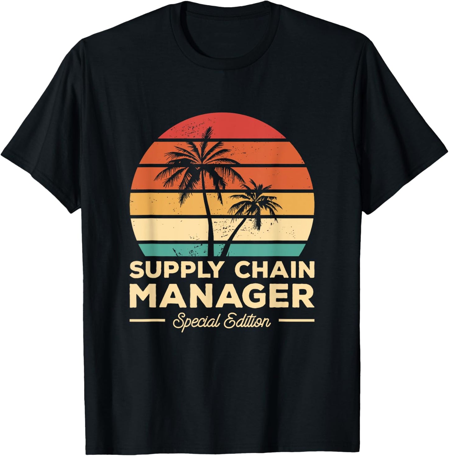 Vintage Supply Chain Manager Special Edition T-Shirt - T-Shirt | Black
