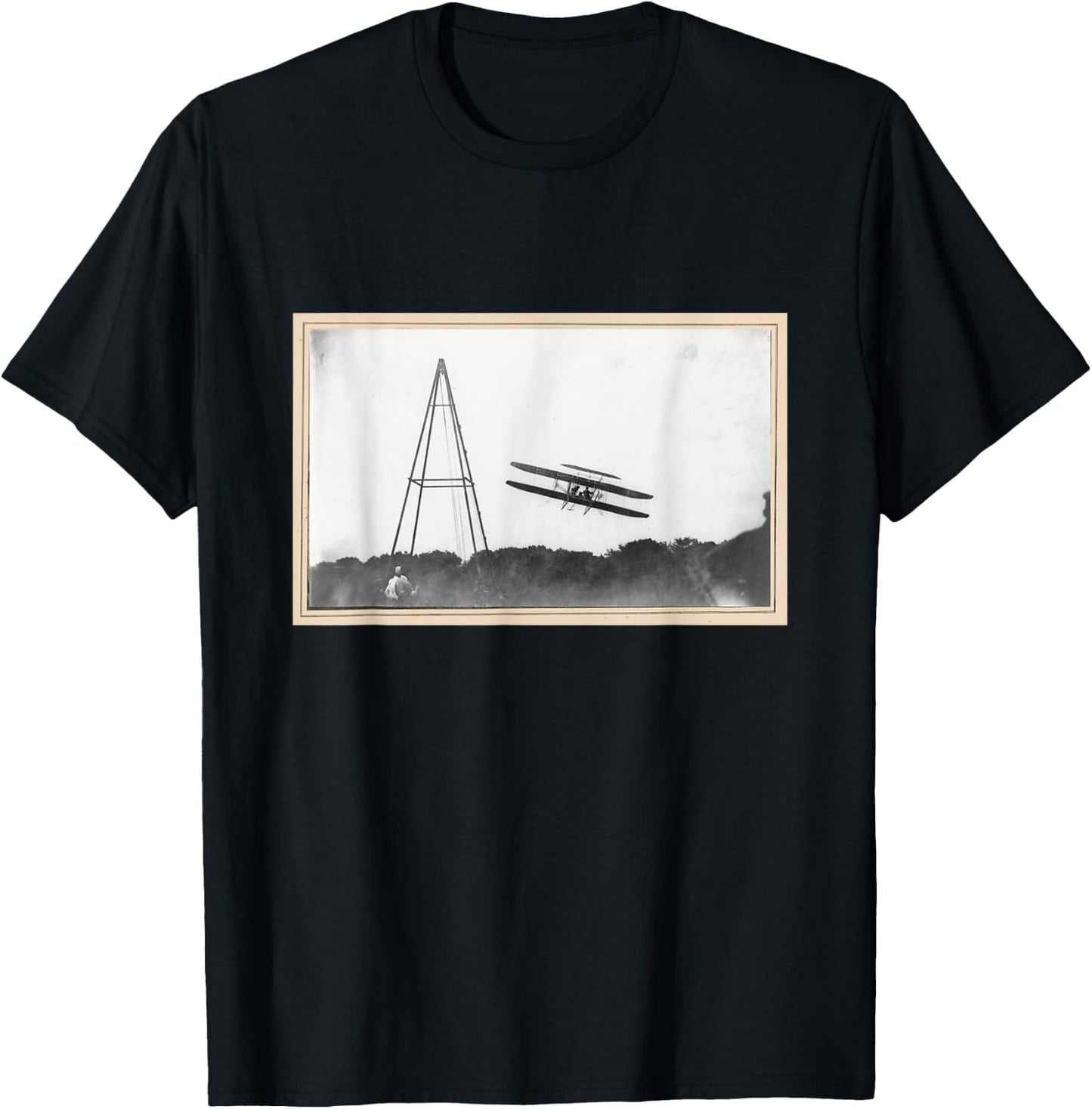 Orville Wright Flying T Shirt T-Shirt - T-Shirt | Black