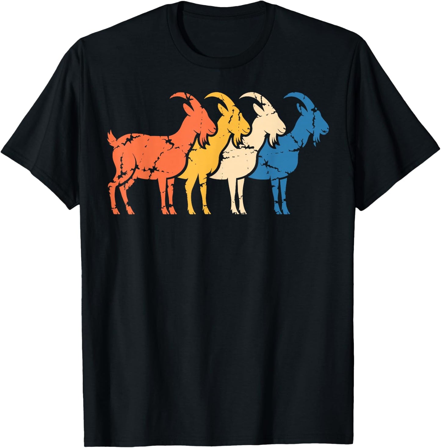 Goat Farmer Funny Goat T-Shirt - T-Shirt | Black
