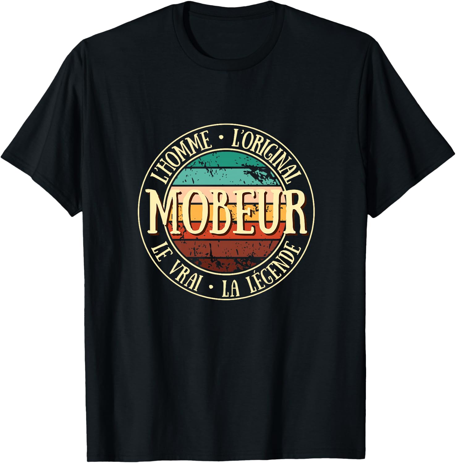 Mobeur Homme Original légende Humour mobylette idée Cadeau Haut de Gamme T-Shirt - T-Shirt | Black