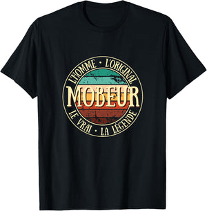 Mobeur Homme Original légende Humour mobylette idée Cadeau Haut de Gamme T-Shirt - T-Shirt | Black