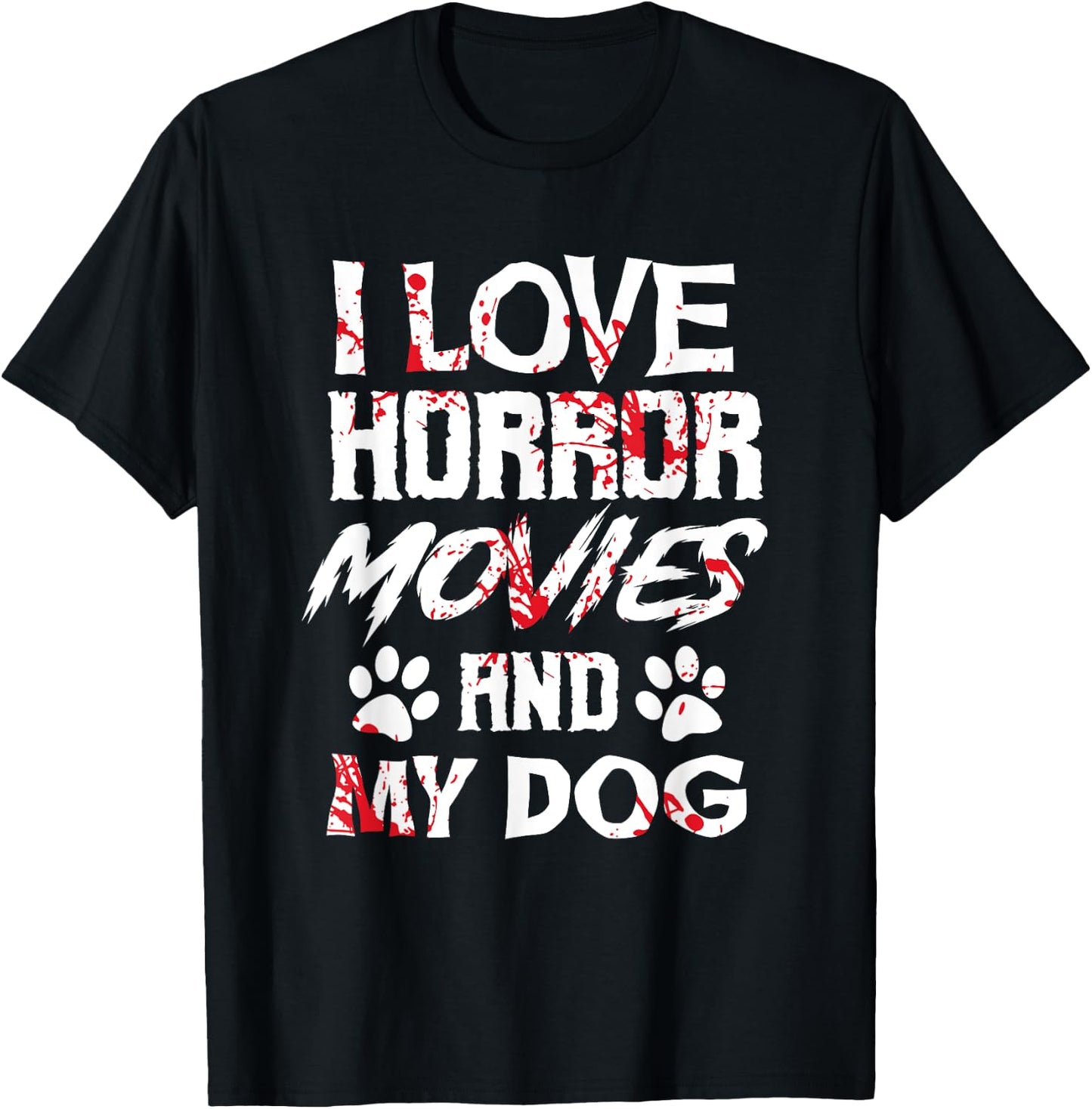 Horror Movies Scary Film Lovers Halloween Fans Thriller T-Shirt - T-Shirt | Black