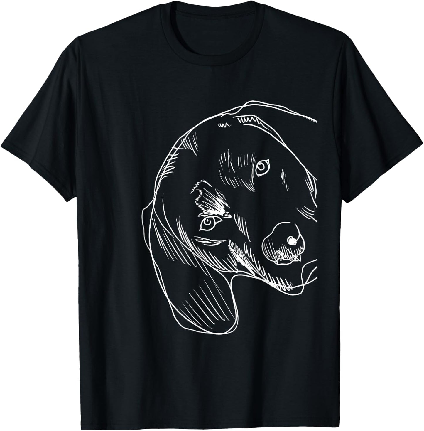 Funny Dog Plott Hound T-Shirt - T-Shirt | Black