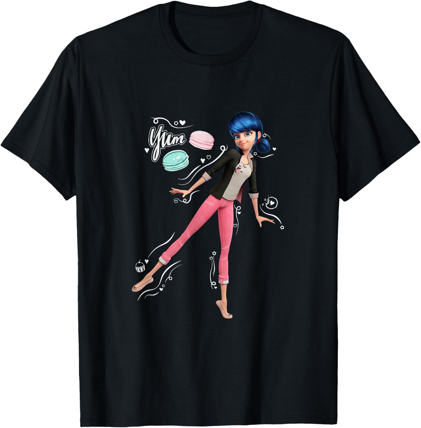Miraculous Ladybug Marinette Bakery T-Shirt - T-Shirt | Black
