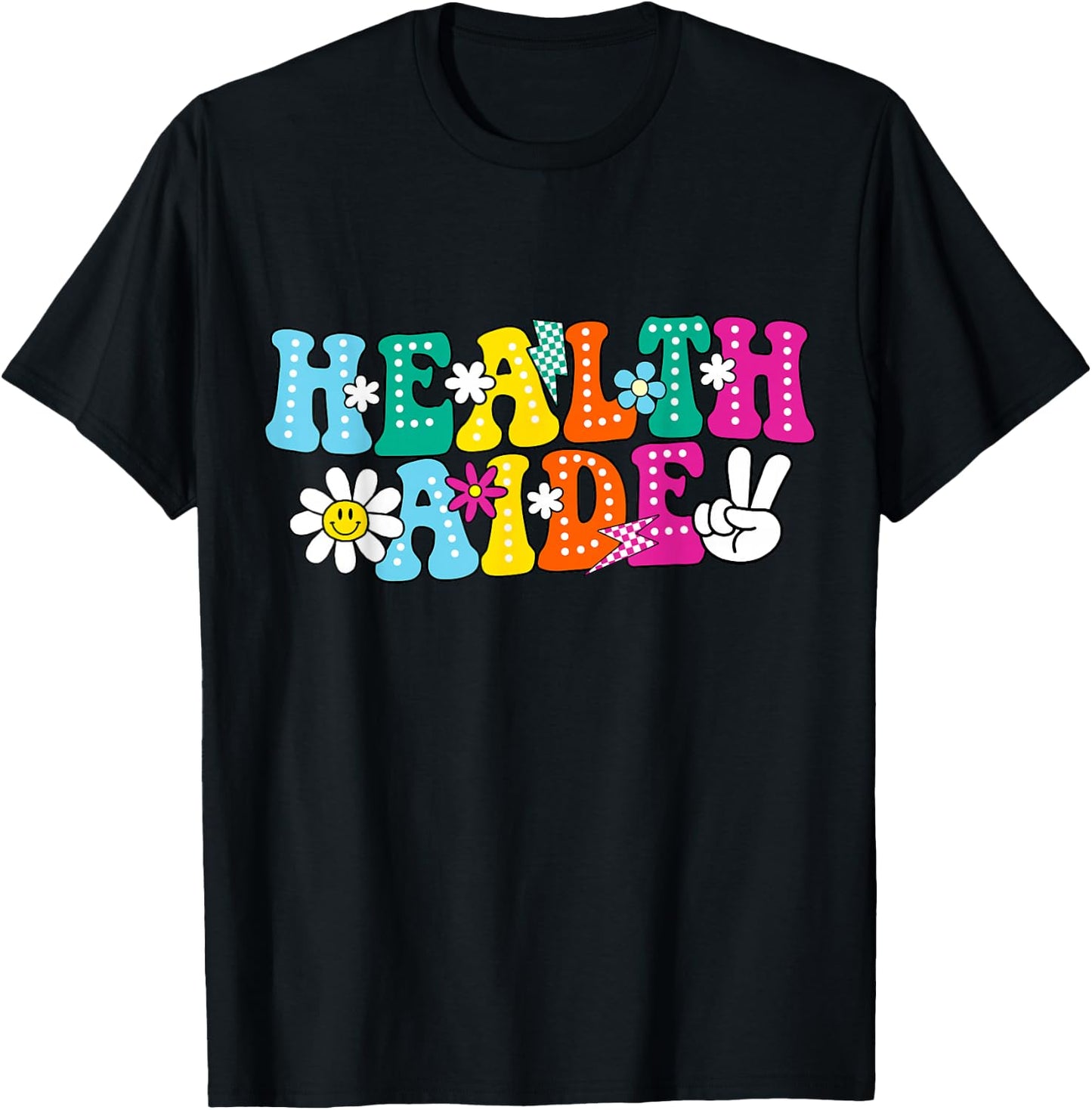 Health Aide Squad Admin Squad Back to School T-Shirt - T-Shirt | Black