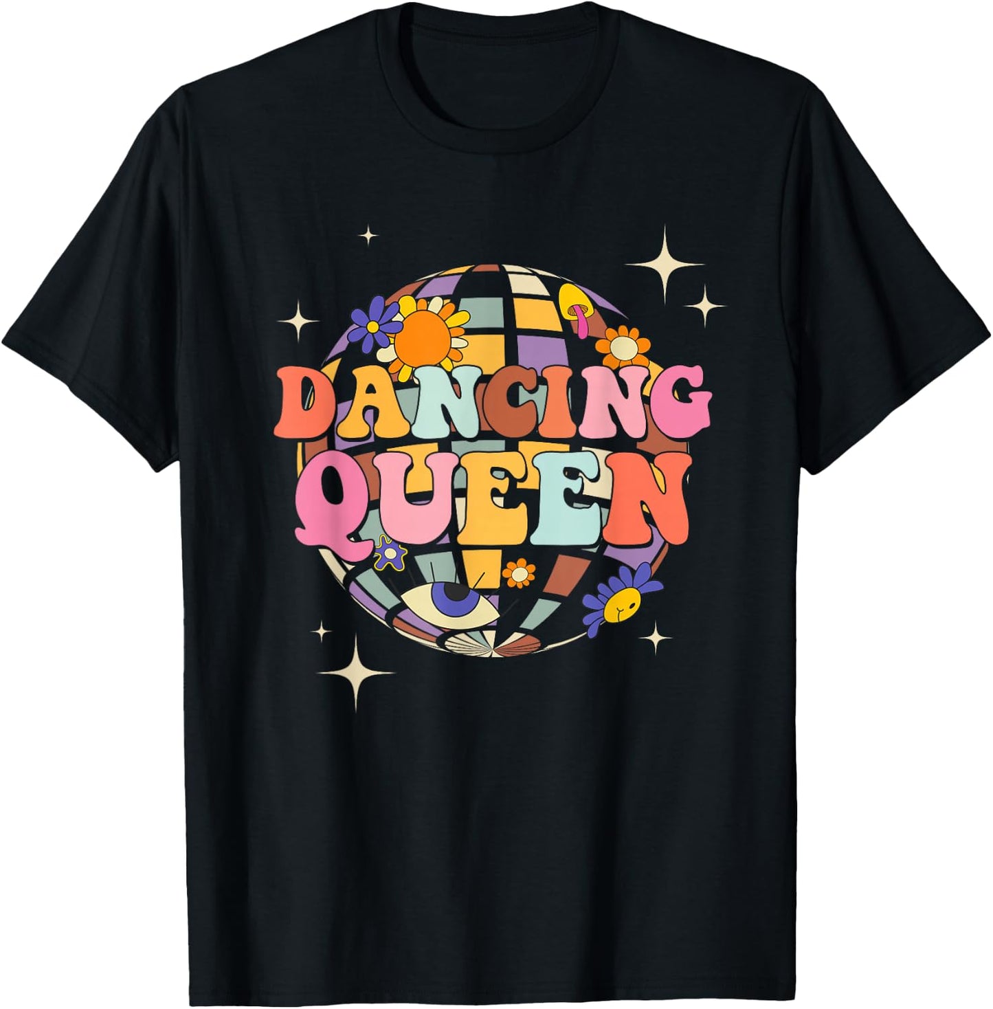 Dancing Queen Dance Mom for Dance Parties Small T-Shirt - T-Shirt | Black