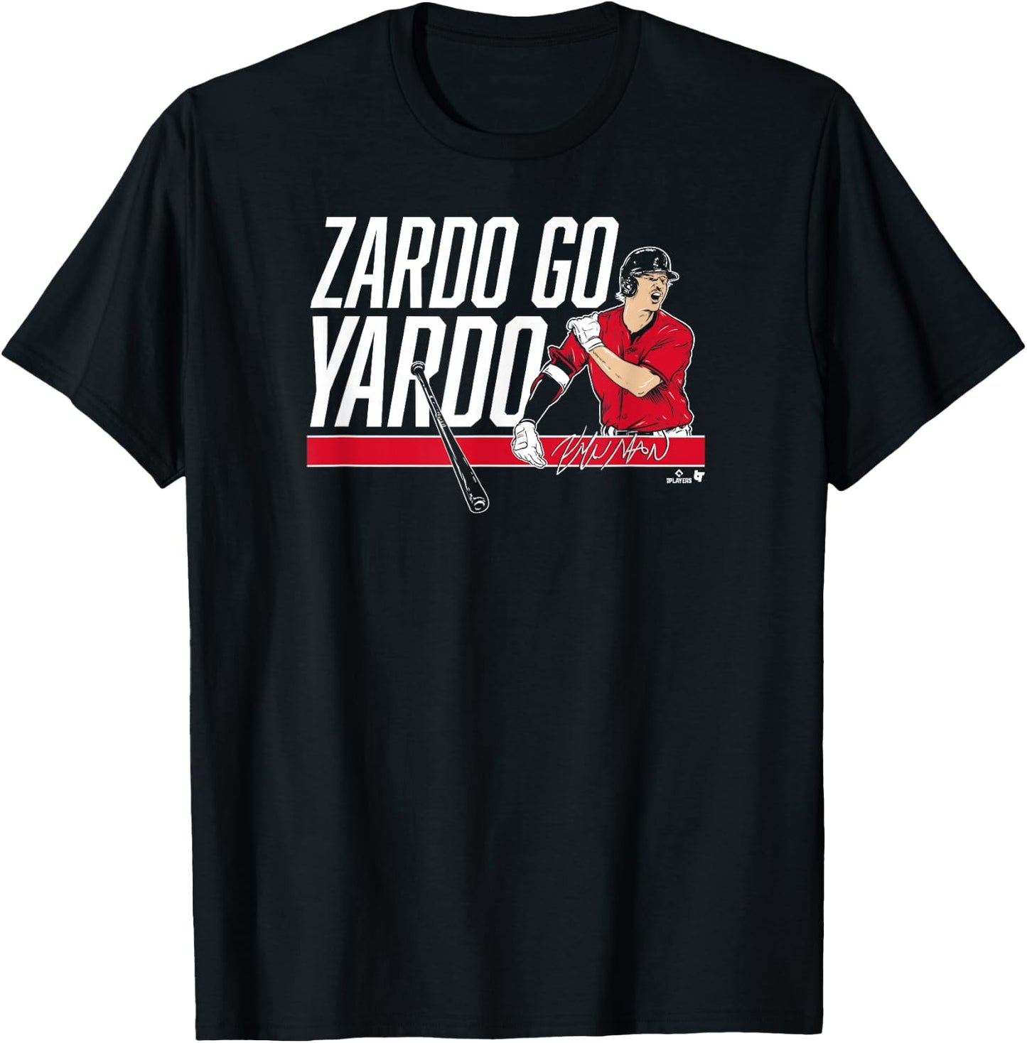 Kyle Manzardo - Yardo Go Yardo - Cleveland Baseball T-Shirt - T-Shirt | Black