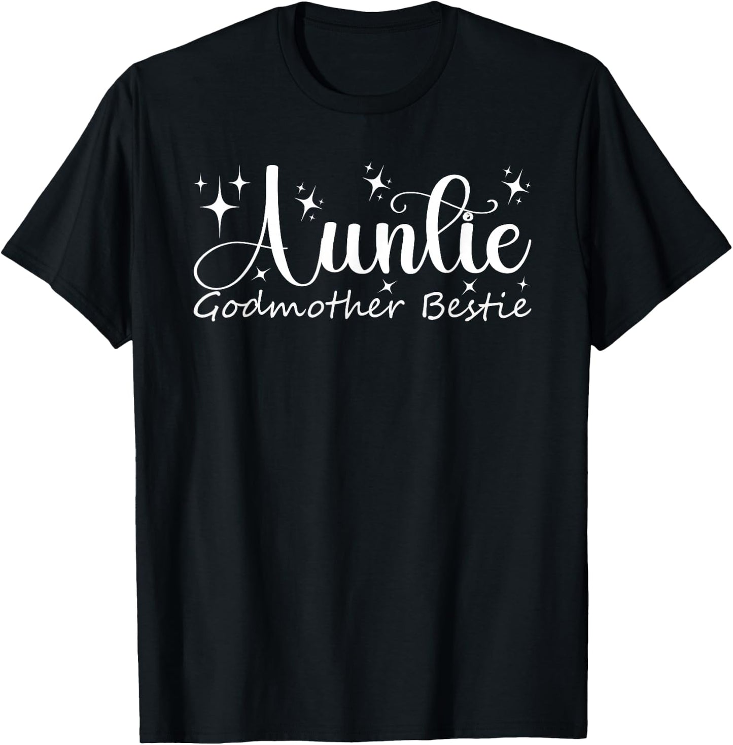 Auntie Godmother Bestie Funny Aunt God Mother Bestie legend T-Shirt - T-Shirt | Black