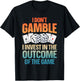 Funny Gambling Art Women Casino Poker Player Gambler T-Shirt - T-Shirt | Black