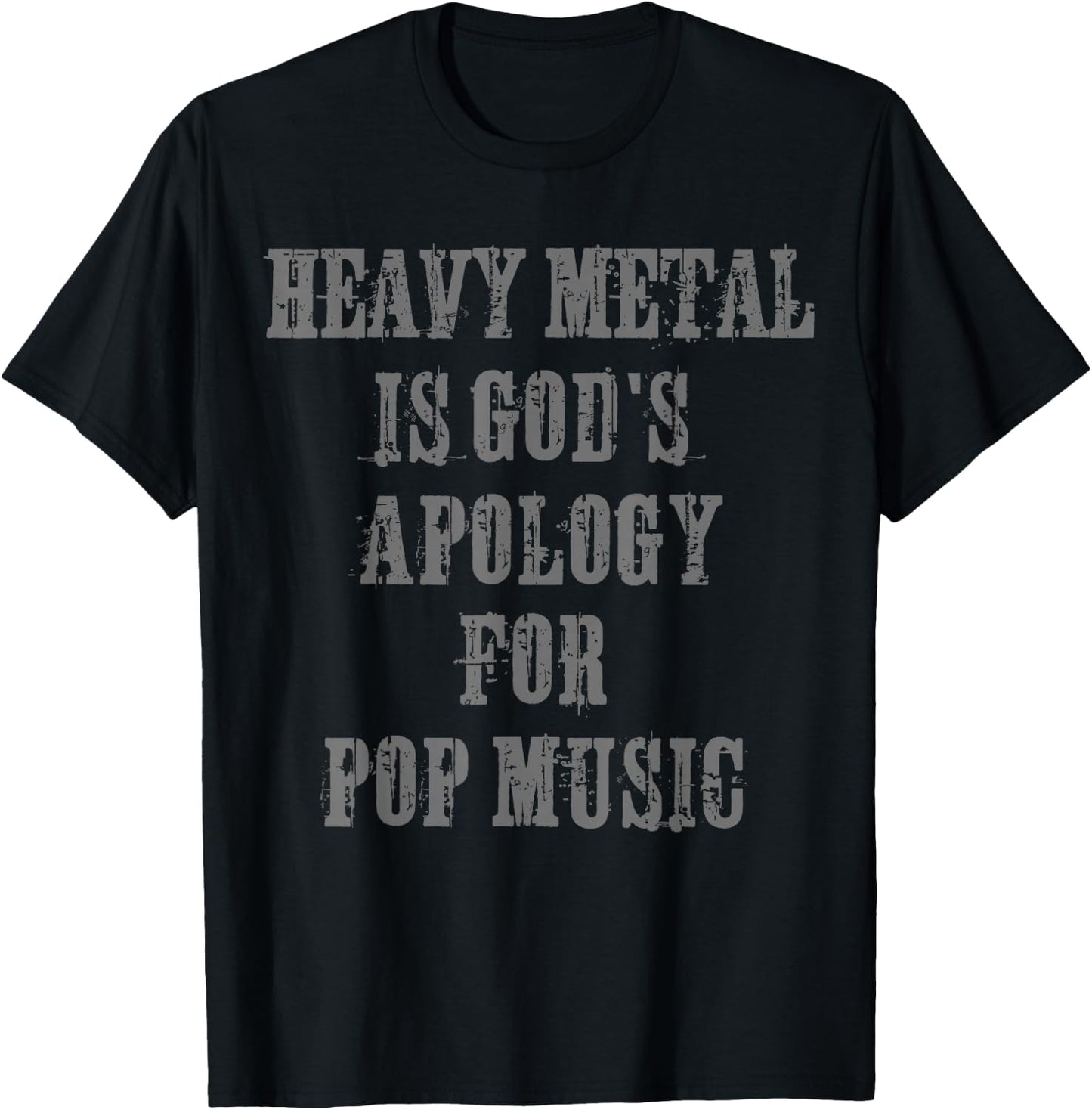 Heavy Metal Head Funny Skirt Metal Fan Festival Gift T-Shirt - T-Shirt | Black