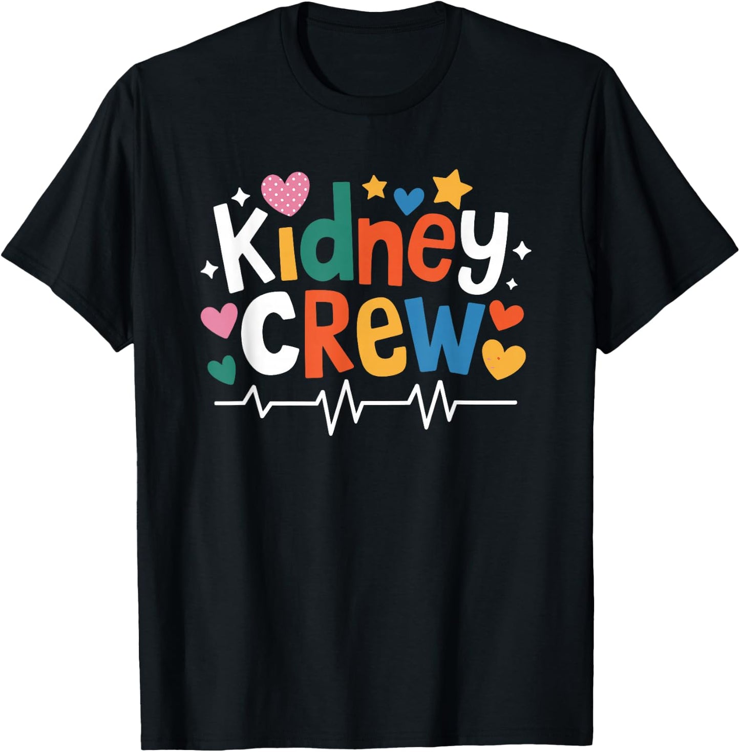 Dialysis Tech Kidney Crew, Dialysis Technician Kidney Nurse T-Shirt - T-Shirt | Black