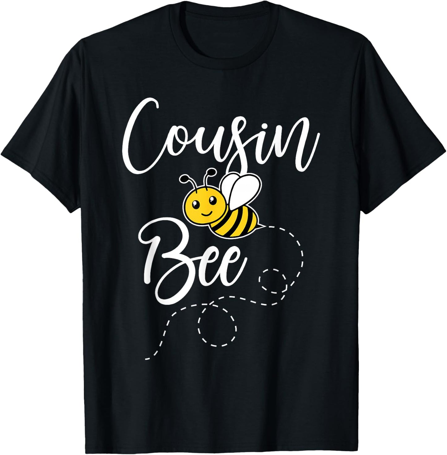 Cousin Of The Bee Day Girl Hive Family Matching Birthday T-Shirt - T-Shirt | Black