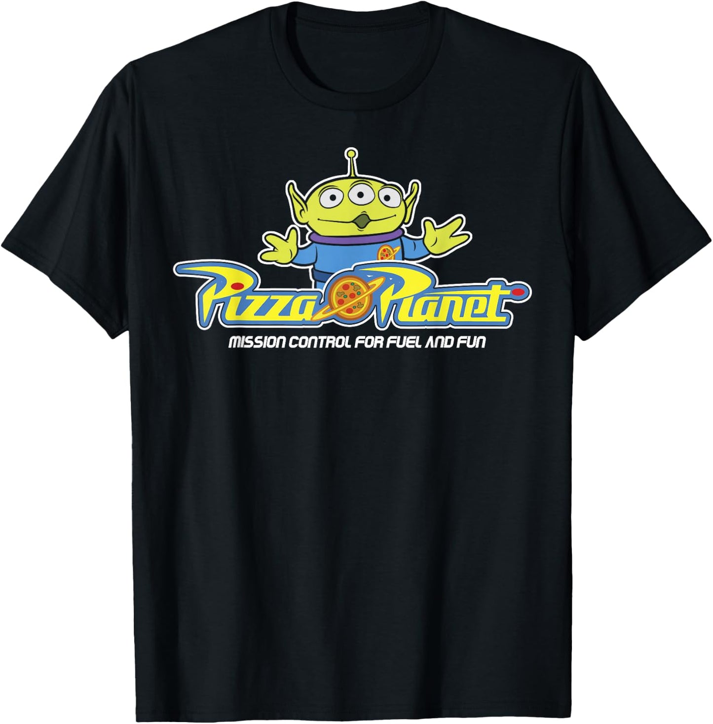 Disney Pixar Toy Story Alien Pizza Planet Classic T-Shirt - T-Shirt | Black