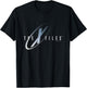 X-Files Iconic Big Chest Text Logo T-Shirt - T-Shirt | Black