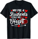 My Pre-K Students Stole My Heart Valentine's Day Teacher T-Shirt - T-Shirt | Black